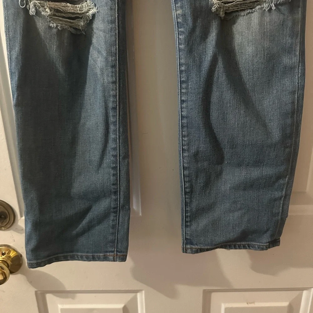 J. Crew Trademark‎ Slim Broken Boyfriend JeansDistressed. Size 30.